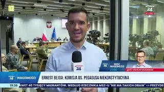 Komisja ds. Pegasusa niekonstytucyjna. Wiadomości wPolsce24