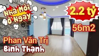 (đã bán) 2.2 tỷ. căn hộ 2pn lầu 2 DT 56m2, Phan Văn Trị, P11. Bình Thạnh. ngay chợ cây Thị