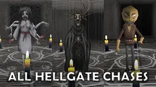 ALL HELLGATE CHASES in The Doll House - Spooky's Jump Scare Mansion DLC