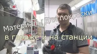 Материалы для покраски в гараже и на дилере! Покраска автомобиля.