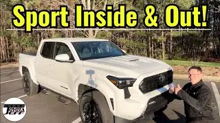 2024 Tacoma TRD Sport Interior Tour & Key Features!