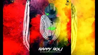 Holi Photo Editing | Happy Holi Photo Editing Tutoiral | Photoshop Tutoiral | #HoliPhotoEditing2020