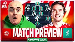 EINTRACHT FRANKFURT vs LIVERPOOL! Starting XI Prediction & Preview