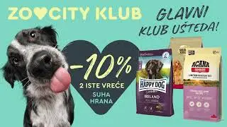 ZOOCITY KLUB: -10% NA DVIJE ISTE VREĆE SUHE HRANE