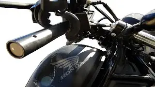 A lady drove into my motorbike