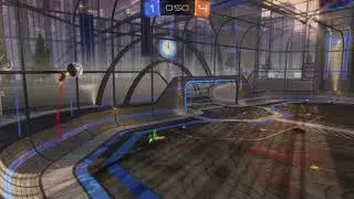 Rocket League Mid-air Pass & Goal!