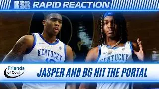Jasper Johnson AND Brandon Garrison to Enter Transfer Portal | Rapid Reaction