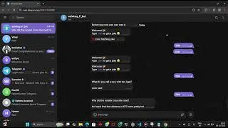 How to create Telegram Chatbot using API and also Firebase Database