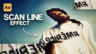 How to create SCAN LINE Effect (After Effects)