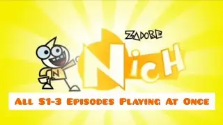 All Nich S1-3 Episodes Playing At Once | Nich. 1-3 сезоны. Все серии сразу