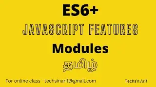 #5. JavaScript Tutorial | ES6 | Modules | Tamil