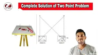 Two Point Problem| Surveying|Devesh Saini