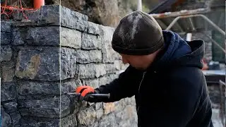 Building a Stone Chimney
