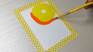 Relaxing Sunset Painting Tutorial - Easy Landscape Art.