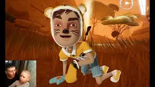 Привет сосед! Убегаем от Тигра| Eliseev Games TV