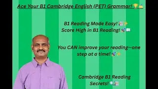Cambridge English Reading - Preliminary English Test - B1 - Full Video - PET 21, Comprehension