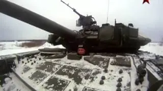 Танки Т 90 на полигоне Алабино