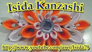 The hoops are handmade in the style of kanzashi / Потрясающие обручи ручной работы в стиле канзаши
