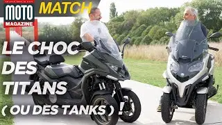 Piaggio MP3 vs Kymko CV3 550: Clash of the Titans! ▶︎ Moto Magazine Test
