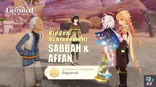 [ Sumeru ] Hidden Achievement Sabbah & Affan | Great Red Sand | Genshin Impact