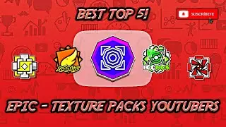 5 epic TEXTURE PACK para YOUTUBERS - GEOMETRY DASH 2.11 - STEAM & ANDROID - #2