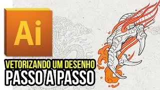 VETORIZANDO um desenho PASSO a PASSO no Adobe Illustrator