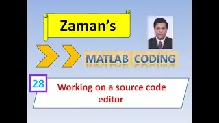 MATLAB: Working on a source code editor