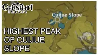 Find the treasure's location (Highest Peak of Cuijue Slope) Quest [Genshin Impact]