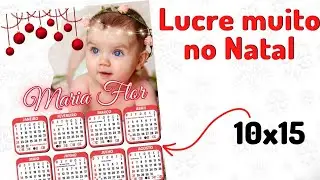 Como fazer calendário com foto\Calendario ima de geladeira 2023 no canva\calendario 2023