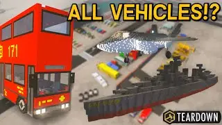 Teardown Simulates ANY VEHICLE - Including PLANES!!