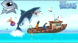 Stay safe 🚫 stay away 🌊 || Hungry Shark🦈 Evolution gameplay for Android / IOS || FGOL Ubisoft studio