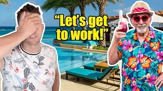 When You See Your Boss On Vacation