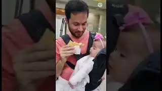 Hungry kids, nice baby reaction, cute baby.