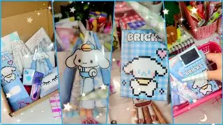 CINAMOROLL 🩵 Packing Orders ASMR 🎀 TikTok compilations Paper Nails 🩵🩷💜💛 Fake Orders 🎀