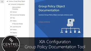 Group Policy Documentation Tool - XIA Configuration Server v17.1.16 