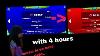 beating the insane level of geometry dash until 4 hours part 1
