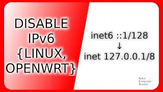 Disable IPv6 on Linux and OpenWRT