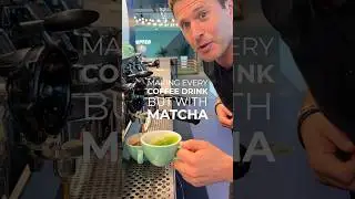 Making every coffee drink with matcha part 8 🍵