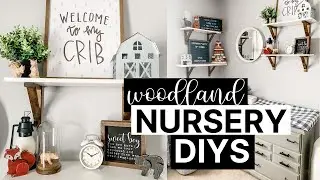 Farmhouse & Woodland Nursery DIYs | Sneak Peek of Little Man's Nursery!