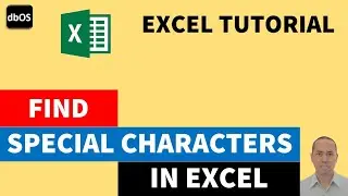 Find special characters in Excel | Search special characters in Excel