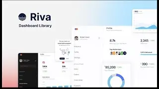 Riva - Tailwind CSS Dashboard Library Builder