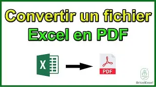 Comment convertir un fichier excel en pdf