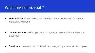 Blockchain Basics for beginners