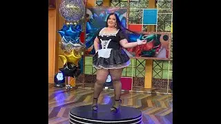 Claudia en Venga la alegria junio