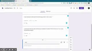 Make a Parent Questionnaire using Google Forms