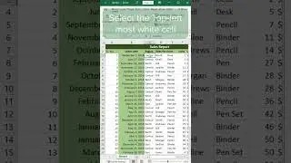 Freeze rows and columns in MS Excel. #excel #excel365