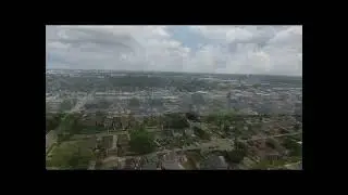 Chicago Suburbs | Drone Captures Aerial Shot of Northwest Suburbs | Chicago Illinois Horizon