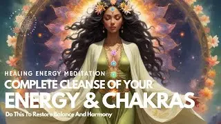 Healing Energy Meditation 🌸🌀 Chakra Cleanse: Restore Balance and Harmony 🙏