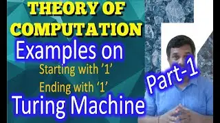 Examples on Turning Machine- Part 1 ||ToC ||  Studies Studio