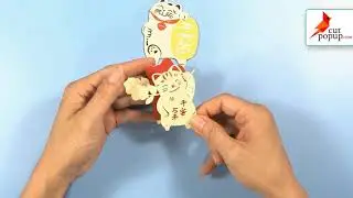 How to made Cat Pop Up Cards | Cute animal 3D Popup Greeting Card